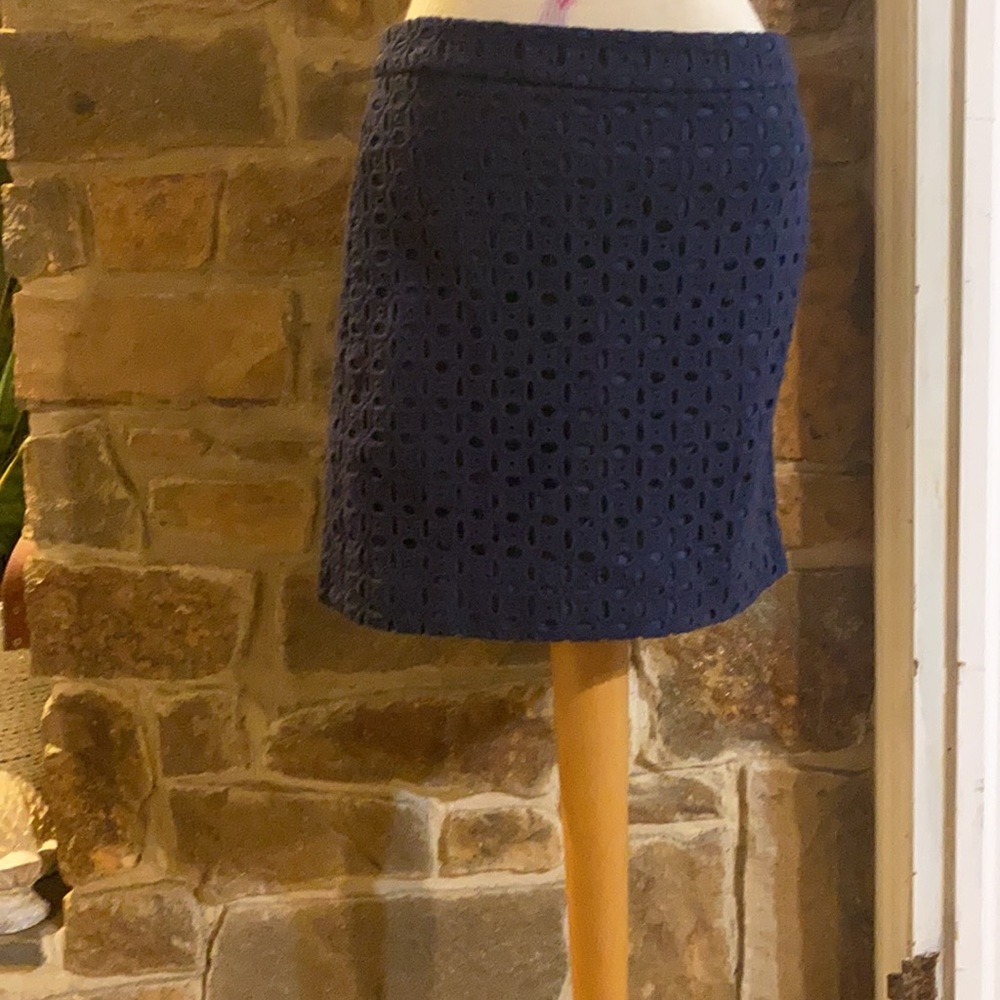 J. Crew navy blue skirt